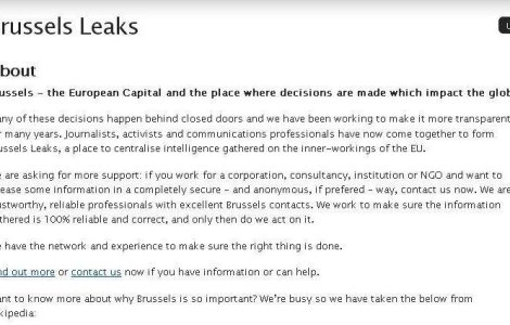 Brusselsleaks.com, un nou site dupa modelul WikiLeaks