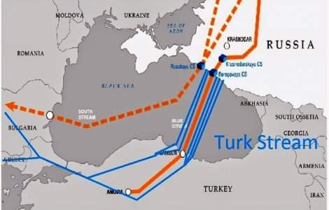 Gazprom a inceput construirea gazoductului TurkStream