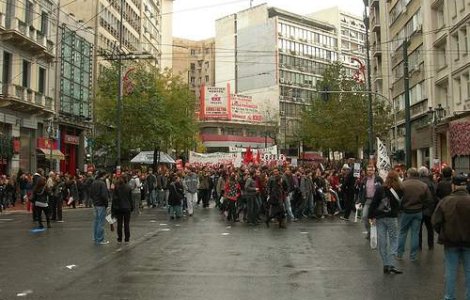  Video  Proteste de strada in Grecia