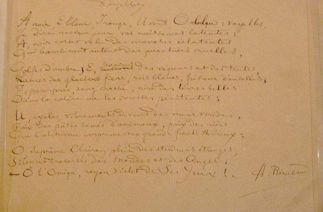 Simbolurile poeziei franceze, vandute cu 1,5 milioane de euro