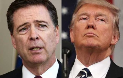 Presedintele Trump l-a demis in mod neasteptat pe directorul FBI, James Comey