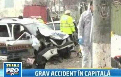 Bucuresti: Accident rutier soldat cu 4 morti