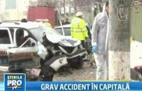 Bucuresti: Accident rutier soldat cu 4 morti