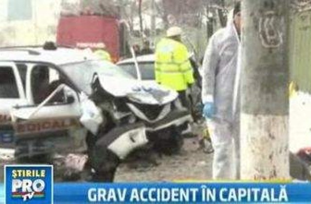 Bucuresti: Accident rutier soldat cu 4 morti