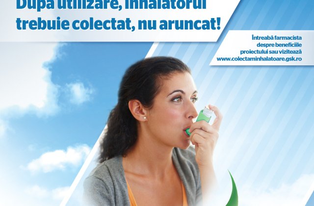 GSK Romania lanseaza prima infrastructura nationala de colectare a inhalatoarelor folosite de la pacienti