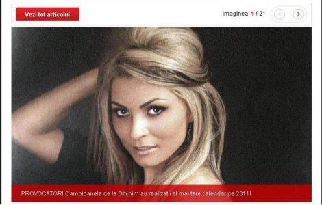 Fetele de la Oltchim, cel mai tare calendar pe 2011