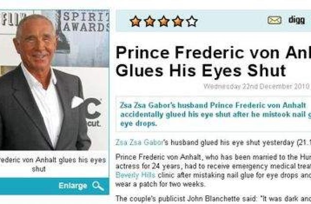 Si-a lipit pleoapele cu adeziv pentru unghii false