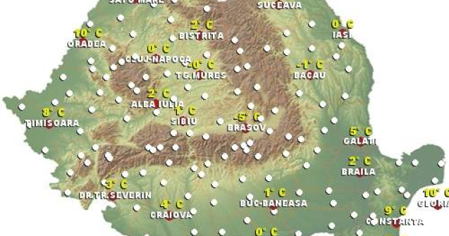 Cum va fi vremea de Craciun? Frumos pana in ajun, apoi ger si ninsori