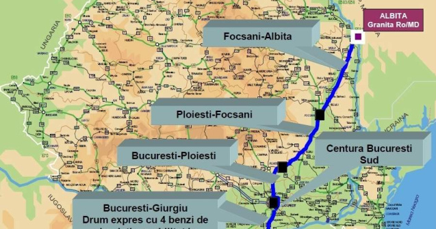Autostrada Marii Negre va trece prin Bucuresti