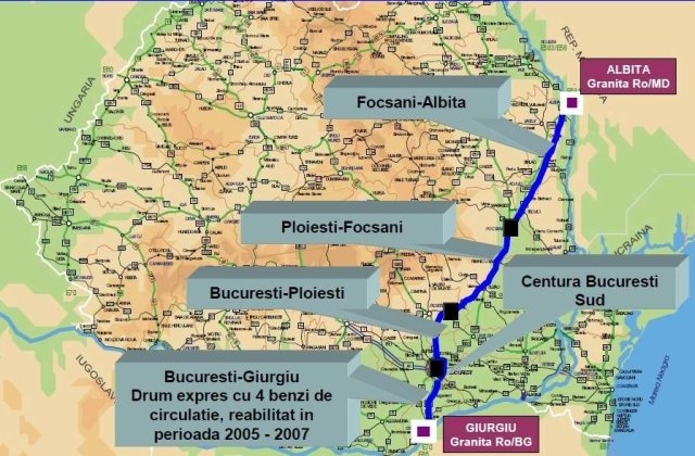 Autostrada Marii Negre va trece prin Bucuresti