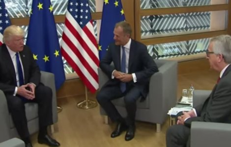 Der Spiegel: "Germanii sunt foarte rai", le-a spus Trump lui Juncker si Tusk la Bruxelles