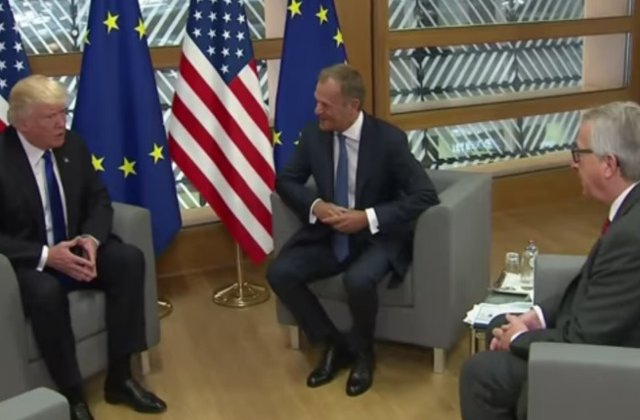 Der Spiegel: "Germanii sunt foarte rai", le-a spus Trump lui Juncker si Tusk la Bruxelles