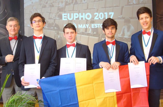 O medalie de aur si trei de argint pentru Romania la Olimpiada Europeana de Fizica