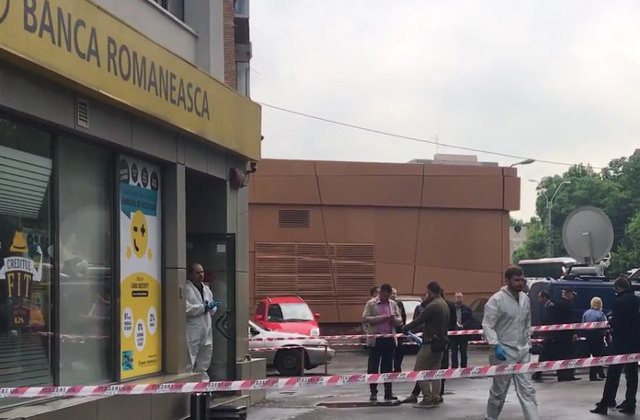 Autorul jafului de la o banca din Bucuresti a reusit sa plece cu 69.000 de lei