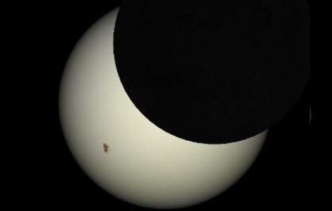  Video  Eclipsa partiala de soare, in Romania