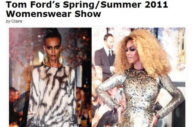 [VIDEO] Beyonce, pe podium pentru Tom Ford