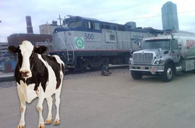 Grasimea din carnea de vita, combustibil pentru tren