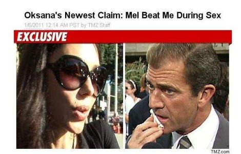 Oksana: "Mel Gibson ma batea cand faceam sex"