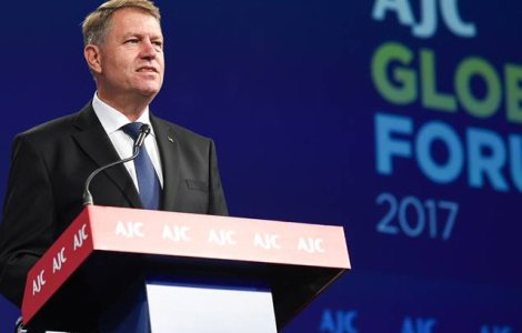 Klaus Iohannis, premiat in SUA pentru sustinerea statului de drept, democratiei si libertatii