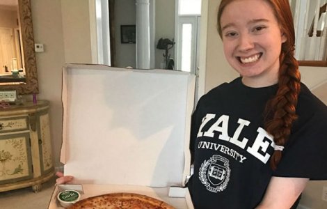  Video  A scris un eseu despre cat de mult iubeste pizza si a intrat la Yale