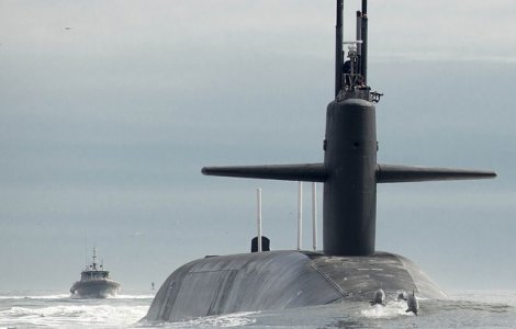 Submarinul nuclear american, USS Cheyenne, a ajuns in Coreea de Sud