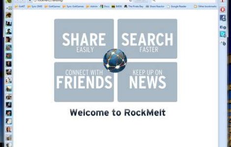 Rockmelt, un browser special pentru dependentii de Facebook