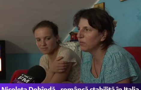 O romanca a nascut pe strada in Roma, ajutata de un carabinier