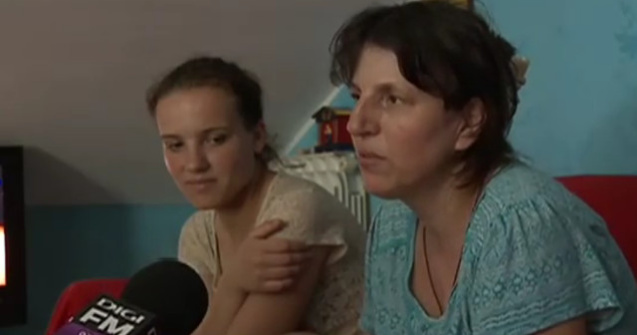 O romanca a nascut pe strada in Roma, ajutata de un carabinier