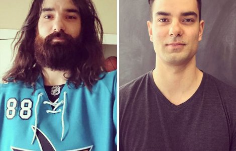  Top  Cu barba si fara. 10 imagini cu barbati care par alte persoane dupa ce se rad