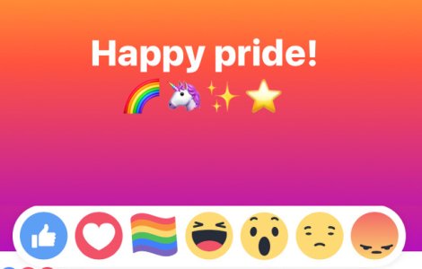 Facebook a introdus like-ul curcubeu