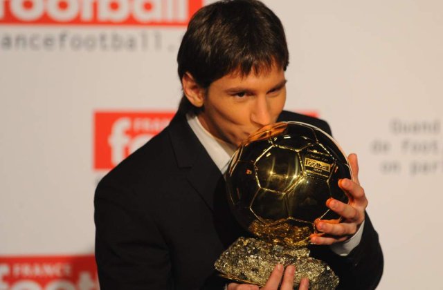 Messi, castigatorul Balonului de Aur in 2010