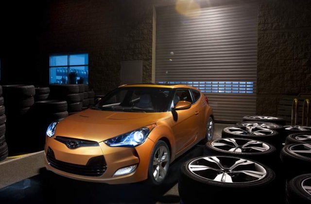 Iata nou Hyundai Veloster, coupe-ul asimetric, cu 3 usi