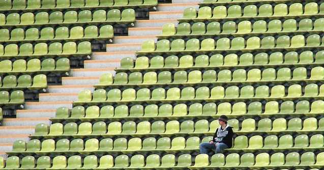 Stadionul municipal abandonat, dupa ce Pandurii intra in insolventa