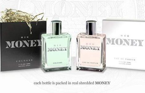 S-a inventat parfumul cu miros de bani