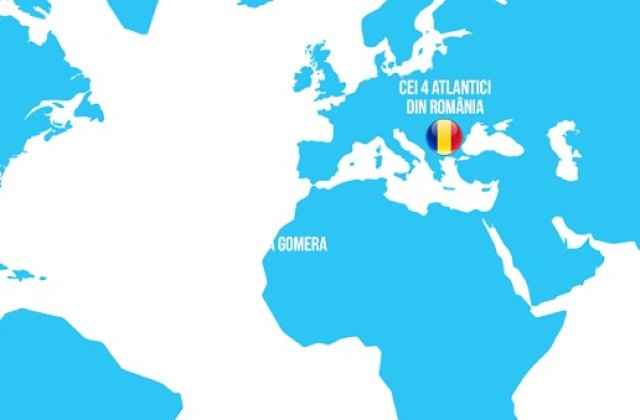 Constanta: Cinci romani incearca sa stabileasca un nou record de traversare a Marii Negre, cu barca cu vasle