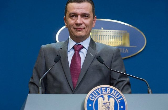 Grindeanu: In spatele lui Sorin Grindeanu se afla steagul Romaniei si al UE