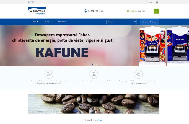 La Fantana isi deschide propriul magazin online