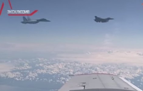 Avioanele NATO au incercat sa intercepteze avionul rus