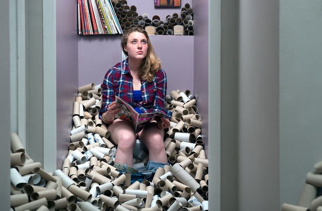 [FOTO] Nu a mai aruncat gunoiul timp de 4 ani. Ce a facut cu el