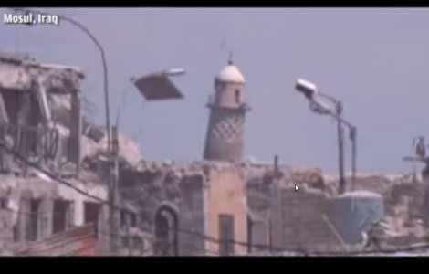 ISIS dinamiteaza moscheea din Mosul, in care si-a proclamat califatul