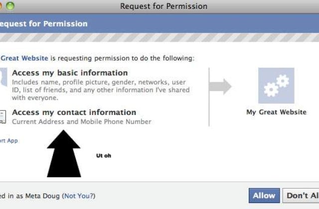 Facebook permite furtul datelor personale cu un singur click
