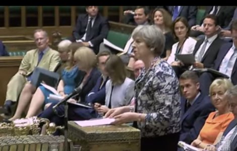 Theresa May: Am vazut un brutar roman luptandu-se cu teroristii