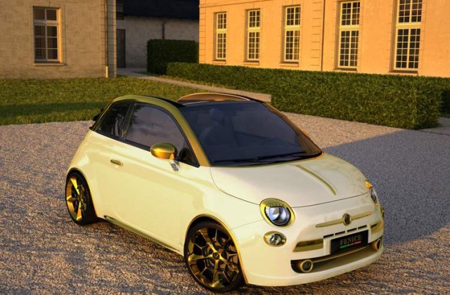 Un Fiat 500 care costa 500.000 euro. Exact cat doua Ferrari-uri!