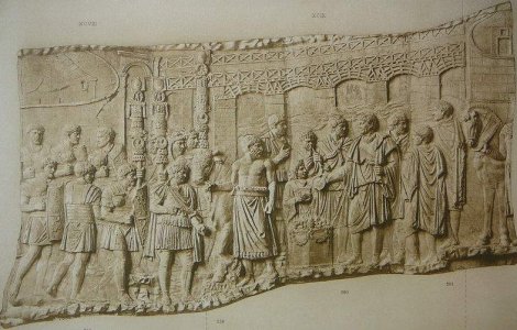 Holograma a Podului lui Traian, proiectata peste Dunare