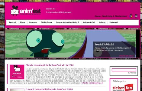 O retrospectiva a festivalului Anim'est, pe 27 ianuarie la ICR