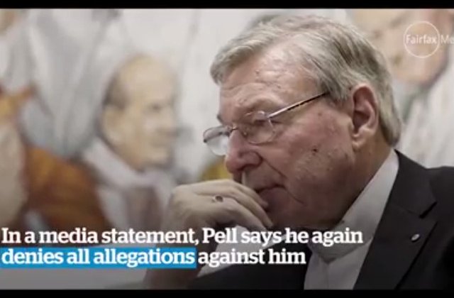 Cardinalul George Pell, oficial de rang inalt la Vatican, a fost inculpat pentru abuzuri sexuale in Australia