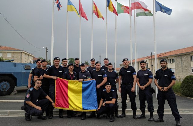 24 de jandarmi au reprezentat Romania la un amplu exercitiu, organizat de UE