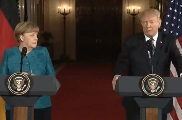 Trump a discutat cu Merkel despre G20 si modificarile climatice, anunta Casa Alba