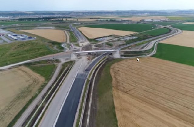 Nodul rutier de la Turda are 6 bretele de legatura intre autostrazi si DN1