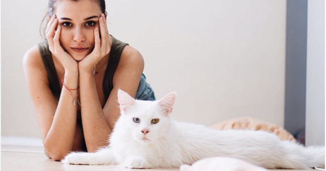  Foto  Tihon, pisica gigant care a strans peste 20.000 de fani pe Instagram